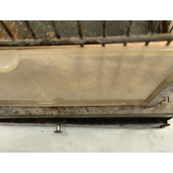 Crown Metal Bird Cage Antique Distressed Shabby Swing Decorative Door - Picture 13 of 13